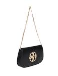 Tory burch clutch reva in black leather