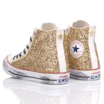 Converse Chuck Taylor Hi White, Gold