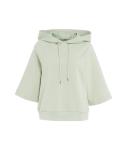 Hoodie with short sleeves 