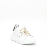 Sneakers Philippe Model Temple In Pelle Bianco