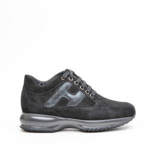 Sneakers Hogan Interactive In Camoscio Nero