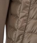 Quilted down jacket 