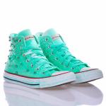 Converse Chuck Taylor Hi Light blue, Green