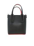 CHRISTIAN LOUBOUTIN 1215096 CM53 BLACK LEATHER MINI CABATA BAG