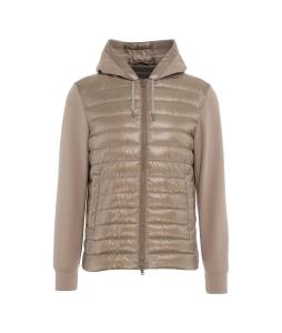 Quilted down jacket 