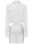 Amazuin Dresses White