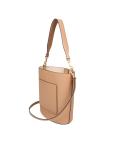 Tory burch mcgraw bucket in tiramisu-colored leather