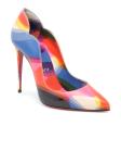 CHRISTIAN LOUBOUTIN 1240087 J646 MULTI CALF HOT CHICK 100 PUMPS