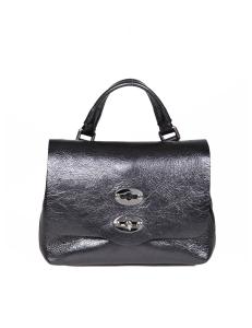 Zanellato postina cortina baby in black leather