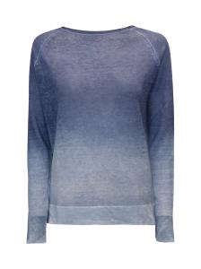 ALESSANDRO ASTE 12LI-25 SP-07 BLUE LINEN NAIROBY SPRAY ART SWEATER