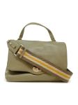 ZANELLATO 068010-0500000-Z0420 MILITARY GREEN  POSTINA DAILY GIORNO S LEATHER HANDBAG