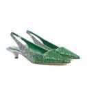 Glitter slingbacks