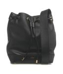 Bucket bag in leather