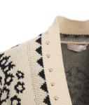 Strick Cardigan with pattern 