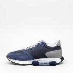 Sneakers Hogan H601 In Pelle Scamosciata Blu