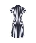 Mini dress with striped pattern