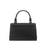 Mini Top-handle Colore Microstrass Nero