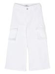 Msgm Kids Trousers White