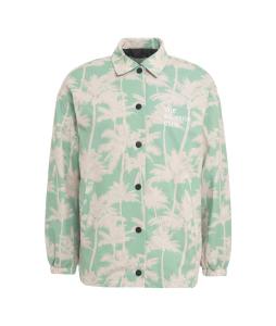 Jacket with tropical print