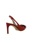 ROBERTO DEL CARLO 11508 RED PATENT LEATHER VETRO PUMPS