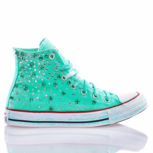 Converse Chuck Taylor Hi Light blue, Green