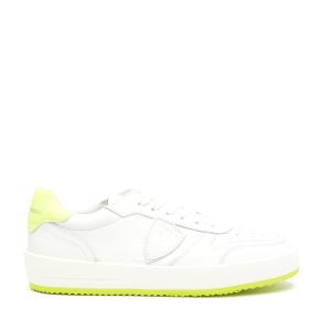 Sneakers Philippe Model Nice In Pelle Bianco