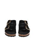 Birkenstock arizona big natural lea sandal black color