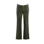 Pantalone Jeans In Cotone Verde