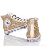 Converse Chuck Taylor Hi White, Gold