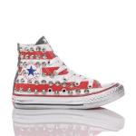 Converse Chuck Taylor Hi White, Red