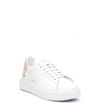 Sneakers D.a.t.e. Sfera In Pelle Bianco E Rosa