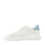 Sneakers Rebel Pelle Bianco Spoiler Azzurro