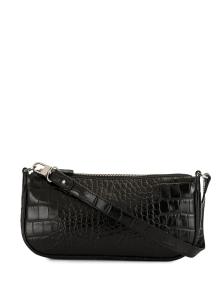 Rachel Black Croco Embossed Leather