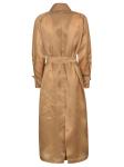 Max Mara Coats Leather Brown