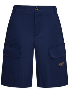 Fendi Kids Shorts Blue