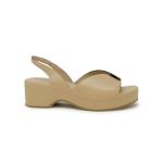 ROBERTO DEL CARLO 11730 BEIGE LEATHER SANDALS