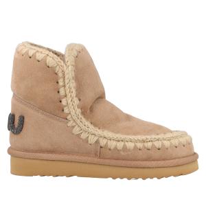 Stivaletto eskimo 18 cipria con logo glitter 