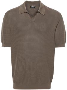 Zegna T-shirts And Polos Beige