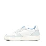 Sneakers D.a.t.e. Court 2.0 In Pelle Bianco E Azzurro