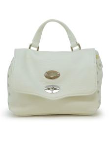 ZANELLATO 068010-0050000-Z1190 WHITE POSTINA DAILY BABY GIORNO  LEATHER HANDBAG