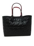 CHRISTIAN LOUBOUTIN 1245013 CM53 BLACK LEATHER CABATA SMALL BAG