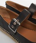 Leather espadrillos