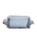 Denim shoulder bag "Denver" with fringes 