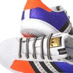 Adidas White, Fluorescent, Violet