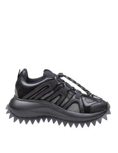 Vic matie' running trek sneakers in black leather