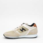 Sneakers Hogan H321 In Pelle Scamosciata Beige