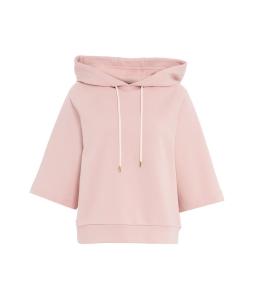 Hoodie with short sleeves 