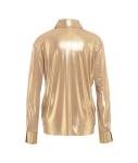 Blouse in metal look