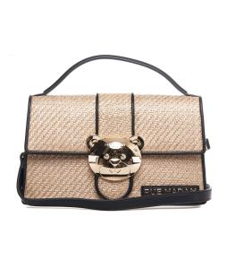 Raffia shoulder bag "Teddy"