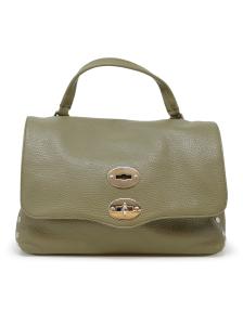 ZANELLATO 068010-0500000-Z0420 MILITARY GREEN  POSTINA DAILY GIORNO S LEATHER HANDBAG